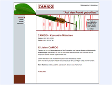 Tablet Screenshot of camido.de